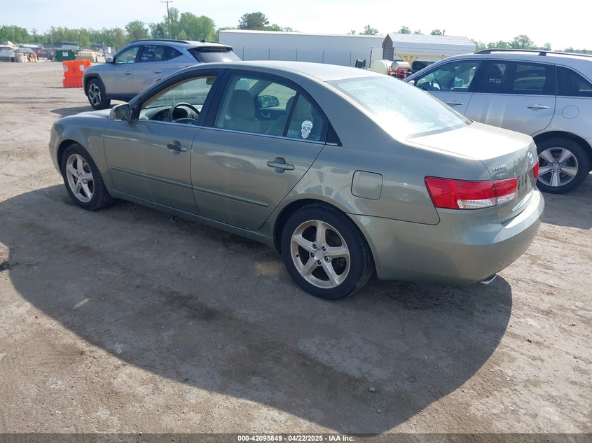 2007 HYUNDAI SONATA VIN: 5NPEU46F67H196813