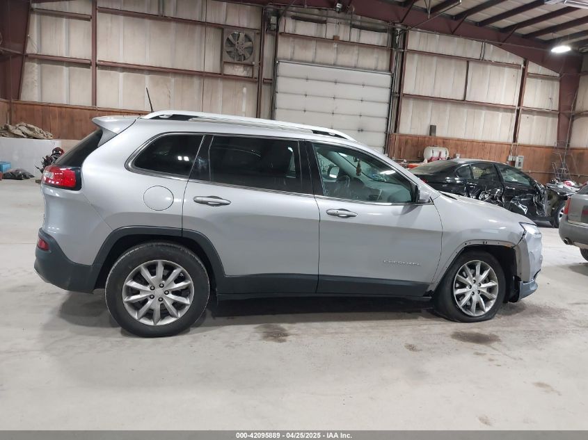 2018 Jeep Cherokee Limited 4X4 VIN: 1C4PJMDX1JD607707 Lot: 42095889