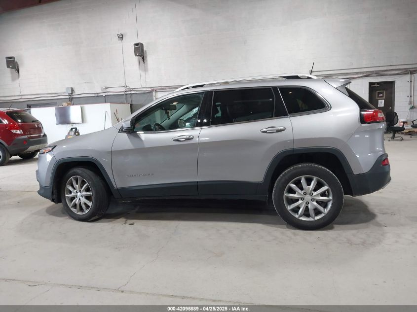 2018 Jeep Cherokee Limited 4X4 VIN: 1C4PJMDX1JD607707 Lot: 42095889