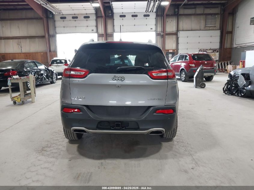 2018 Jeep Cherokee Limited 4X4 VIN: 1C4PJMDX1JD607707 Lot: 42095889