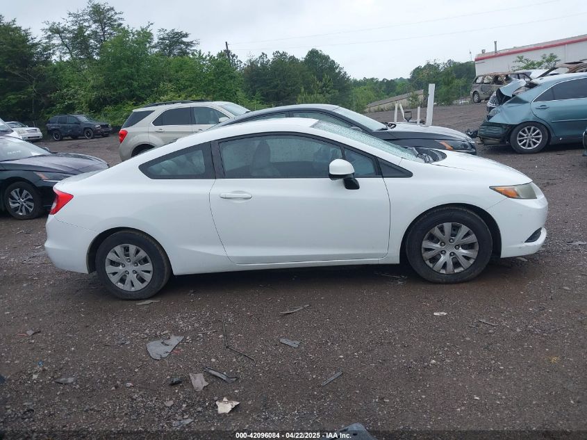 2012 Honda Civic Lx VIN: 1HGFG3B51CH526591 Lot: 42096084