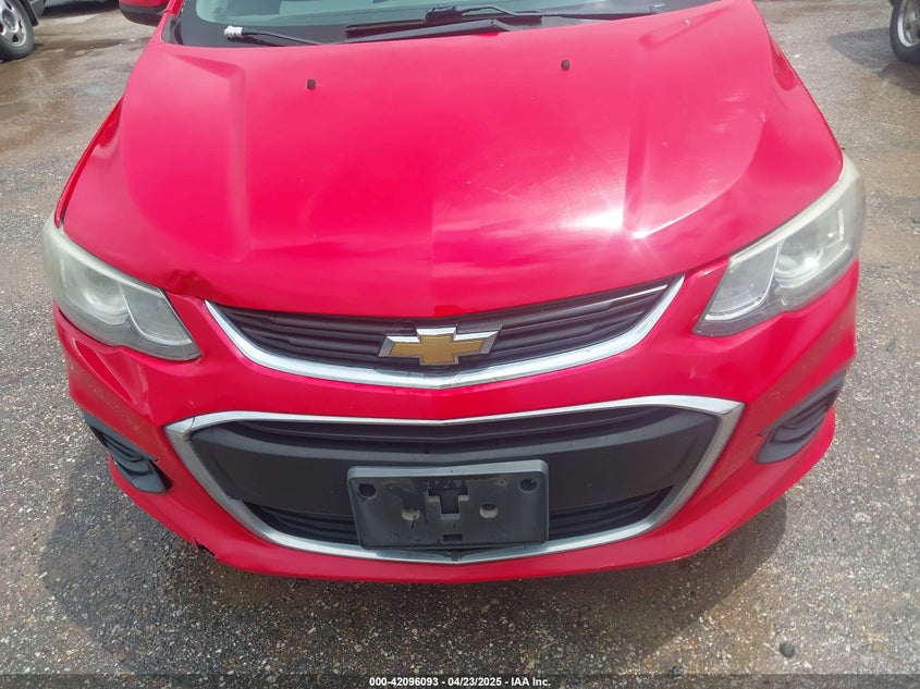 2017 CHEVROLET SONIC VIN: 1G1JD5SH1H4145165