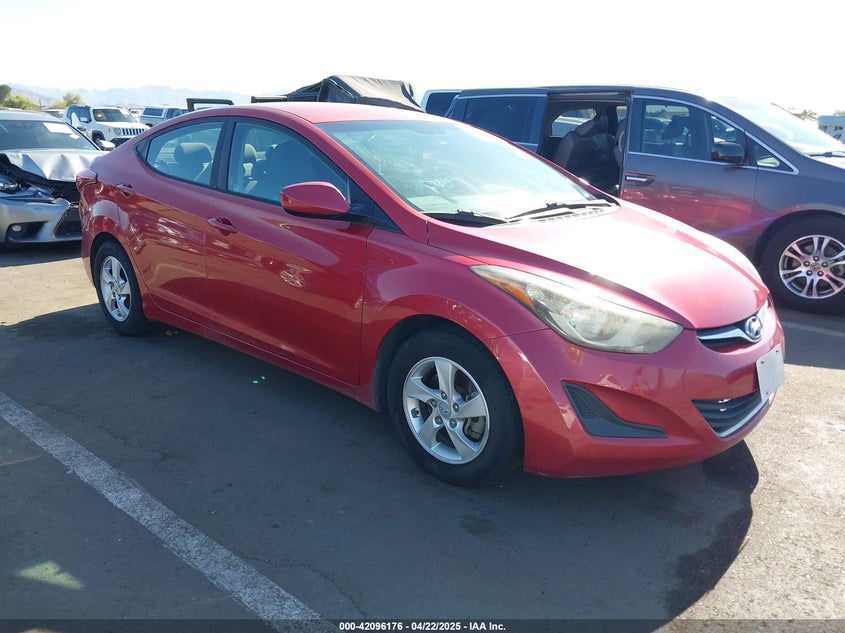 2014 HYUNDAI ELANTRA VIN: KMHDH4AE3EU215699
