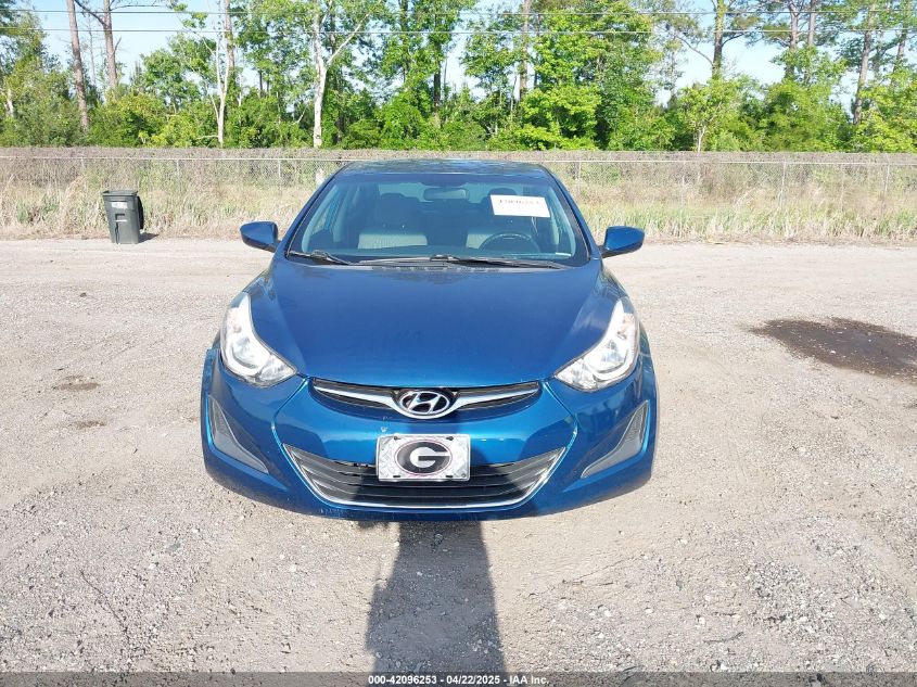 2014 Hyundai Elantra Se VIN: KMHDH4AE5EU215736 Lot: 42096253