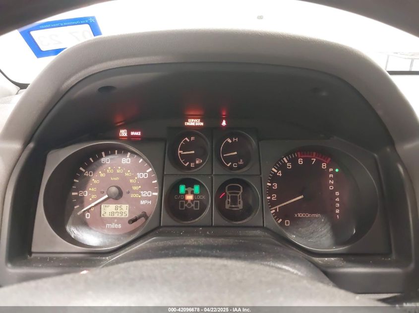 2002 Mitsubishi Montero Limited VIN: JA4MW51RX2J048087 Lot: 42096678