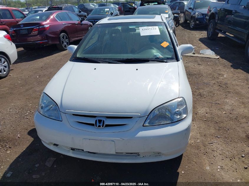 2003 Honda Civic Ex VIN: 1HGEM21933L030150 Lot: 42097110