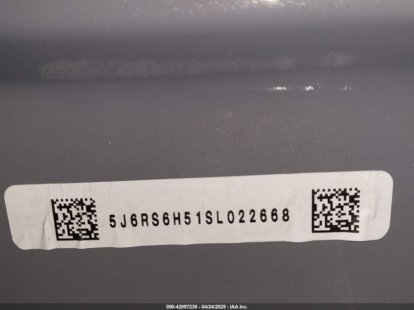 2025 Honda CR-V - 5J6RS6H51SL022668