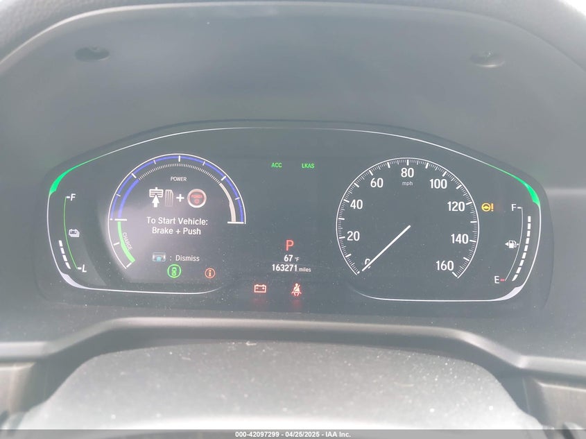2018 HONDA ACCORD HYBRID VIN: 1HGCV3F55JA005033