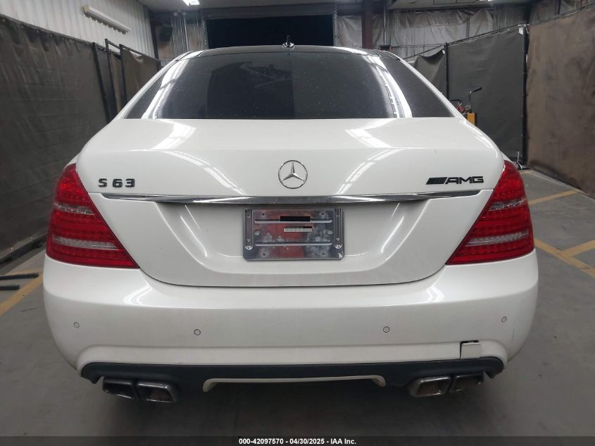 2011 Mercedes-Benz S 63 Amg VIN: WDDNG7EB7BA402556 Lot: 42097570
