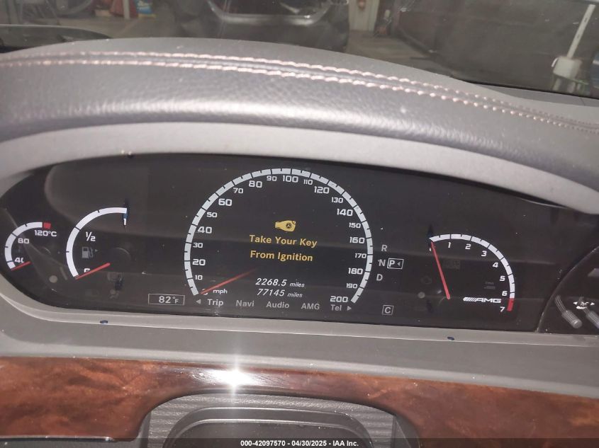 2011 Mercedes-Benz S 63 Amg VIN: WDDNG7EB7BA402556 Lot: 42097570