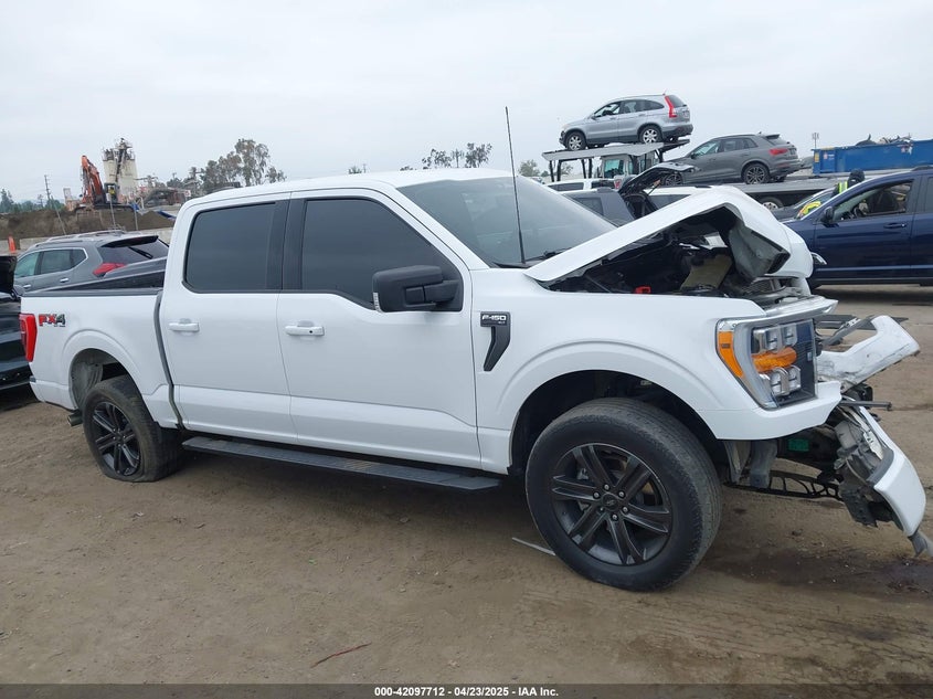 2022 FORD F-150 VIN: 1FTFW1E57NKE14424
