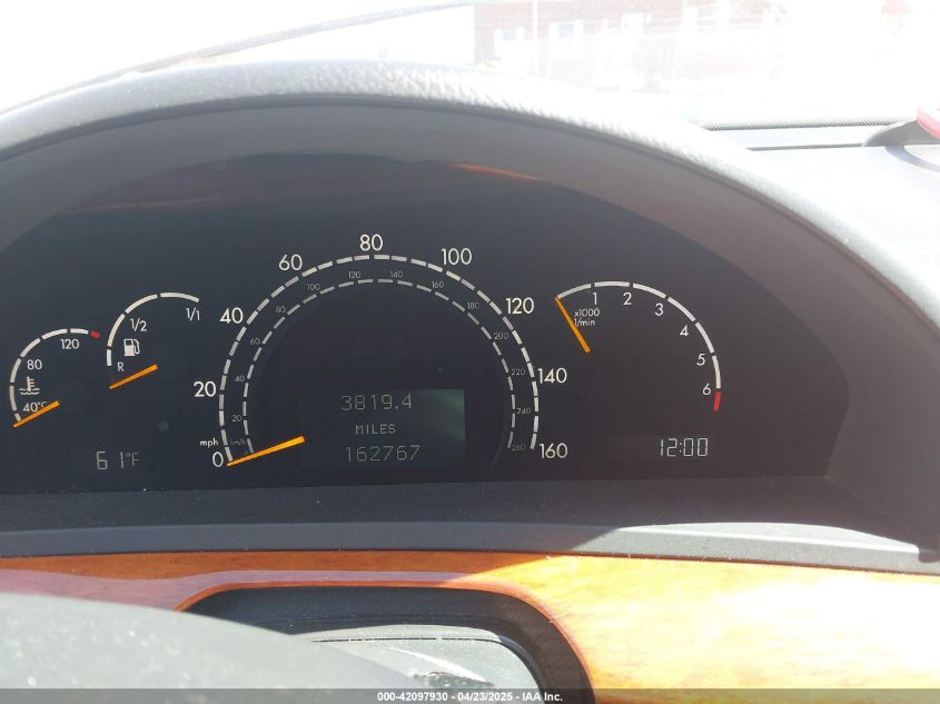 2005 Mercedes-Benz S 430 VIN: WDBNG70J45A459213 Lot: 42097930