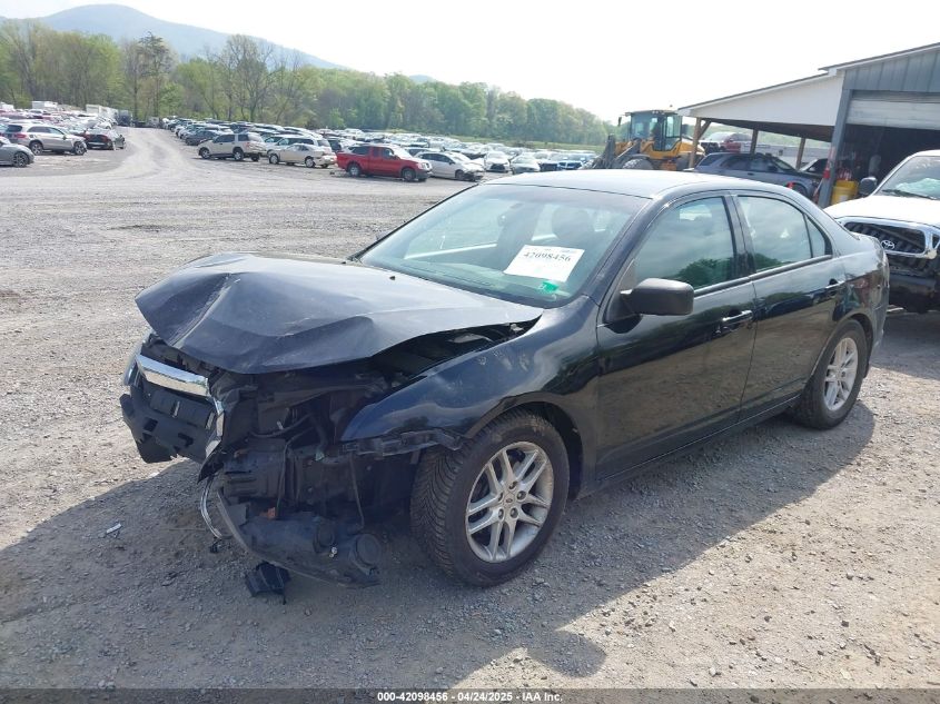2012 Ford Fusion S VIN: 3FAHP0GA1CR135298 Lot: 42098456