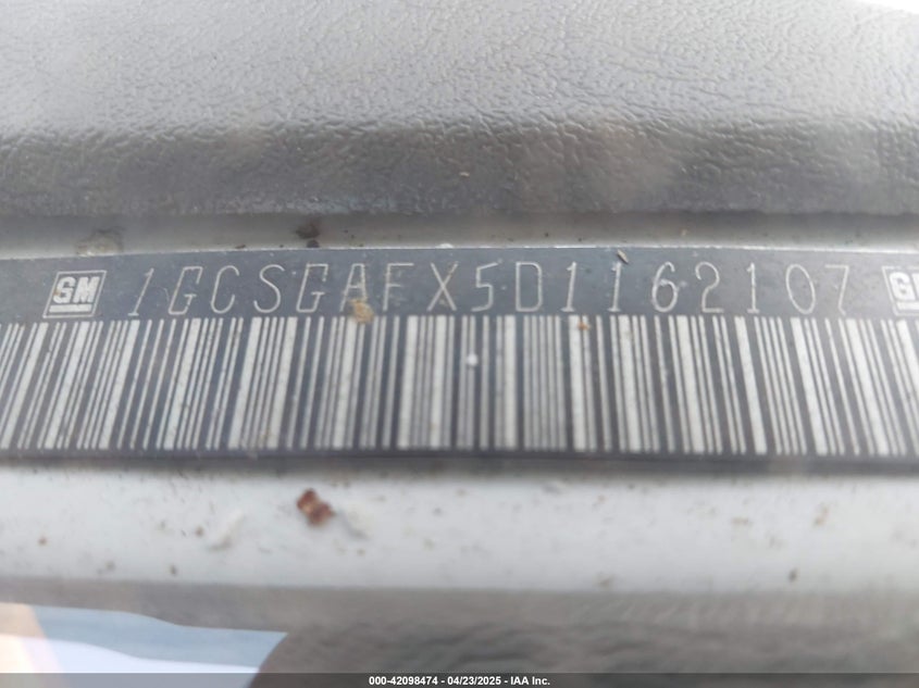 2013 CHEVROLET EXPRESS WORK VAN 1GCSGAFX5D1162107