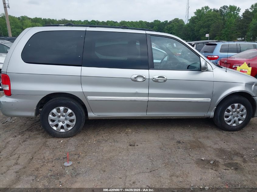 2005 Kia Sedona Ex/Lx VIN: KNDUP132856749259 Lot: 42098677