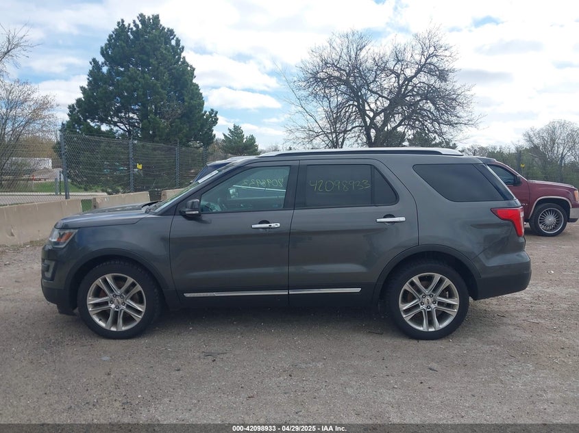 2016 FORD EXPLORER VIN: 1FM5K8F89GGA06436