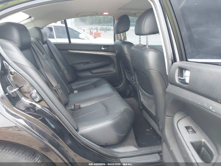 2012 Infiniti G37X VIN: JN1CV6AR9CM681161 Lot: 42099504