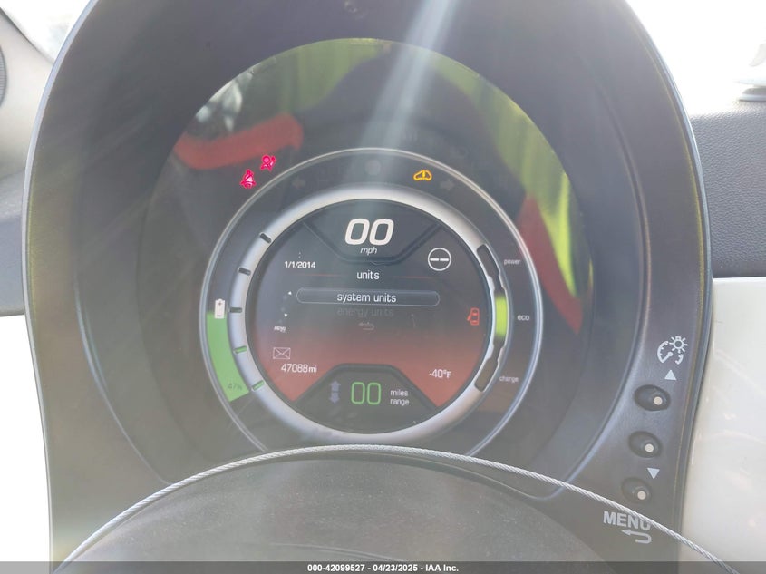 2014 FIAT 500E BATTERY ELECTRIC - 3C3CFFGE3ET245079