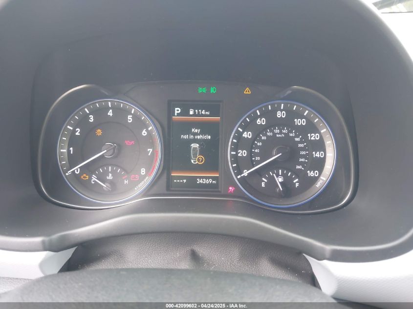 2021 Hyundai Kona Sel Plus VIN: KM8K62AAXMU601100 Lot: 42099602