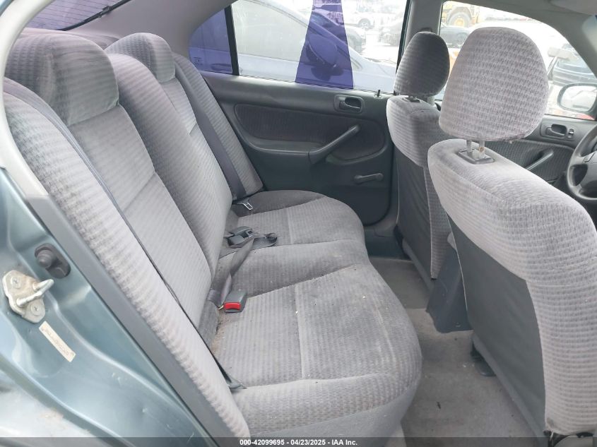 2000 Honda Civic Value Package VIN: 2HGEJ6613YH573635 Lot: 42099695