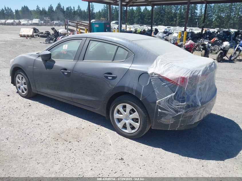 Vin: 3mzbm1t71gm318743, lot: 42591518, mazda mazda3 i sport 20163
