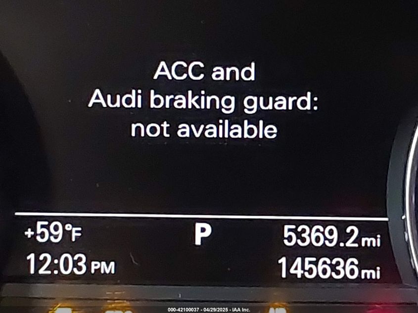 2012 Audi A6 3.0 Premium VIN: WAUBGAFC3CN003913 Lot: 42100037