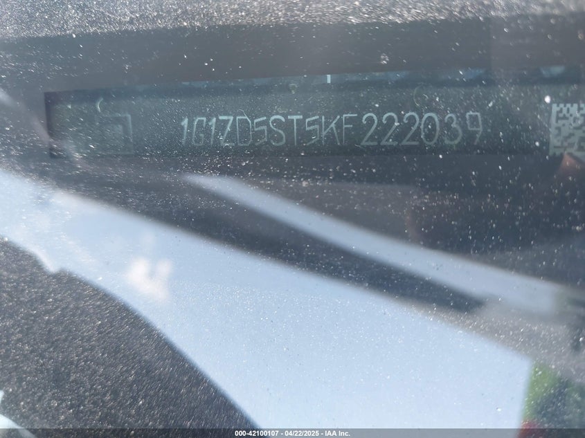 2019 CHEVROLET MALIBU VIN: 1G1ZD5ST5KF222039