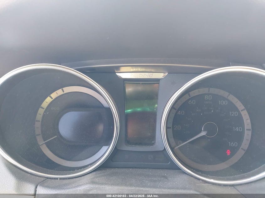 2012 HYUNDAI SONATA HYBRID VIN: KMHEC4A41CA054925