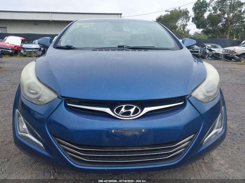 2016 HYUNDAI ELANTRA LIMITED - KMHDH4AE2GU622724
