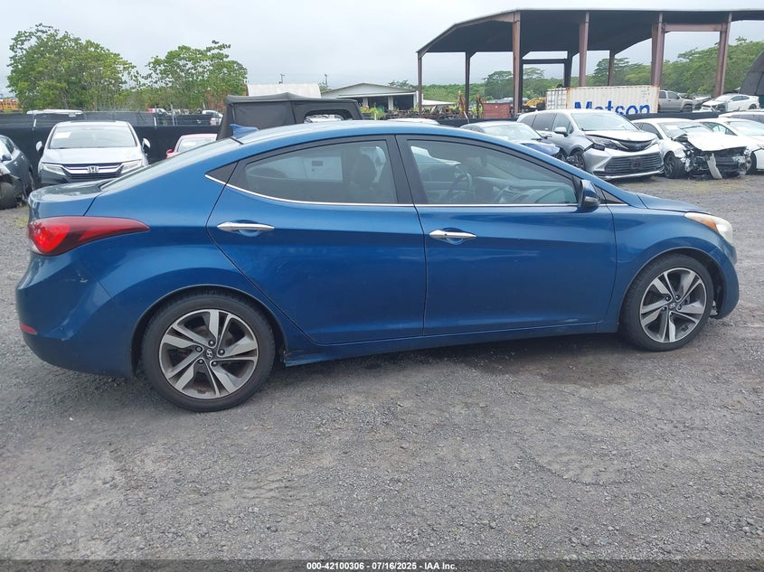 2016 HYUNDAI ELANTRA LIMITED - KMHDH4AE2GU622724