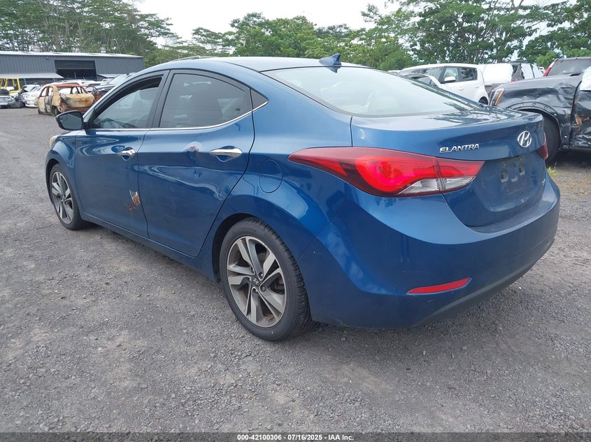 2016 HYUNDAI ELANTRA LIMITED - KMHDH4AE2GU622724