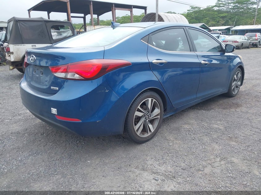 2016 HYUNDAI ELANTRA LIMITED - KMHDH4AE2GU622724