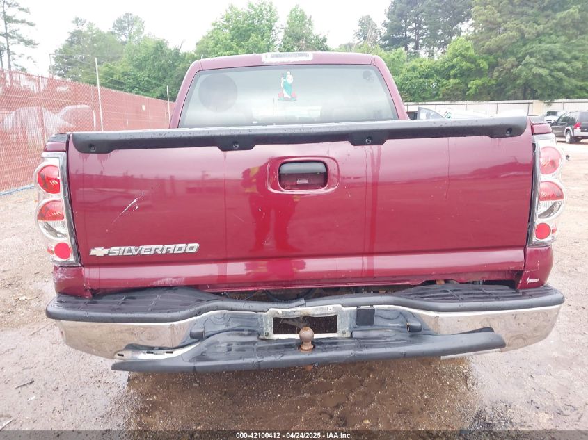 2006 Chevrolet Silverado 1500 Ls VIN: 2GCEC13V161332763 Lot: 42100412