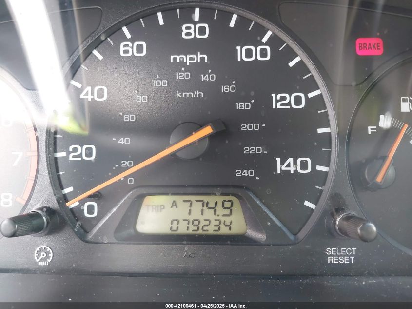 2002 Honda Accord 2.3 Lx VIN: 3HGCG66552G703835 Lot: 42100461