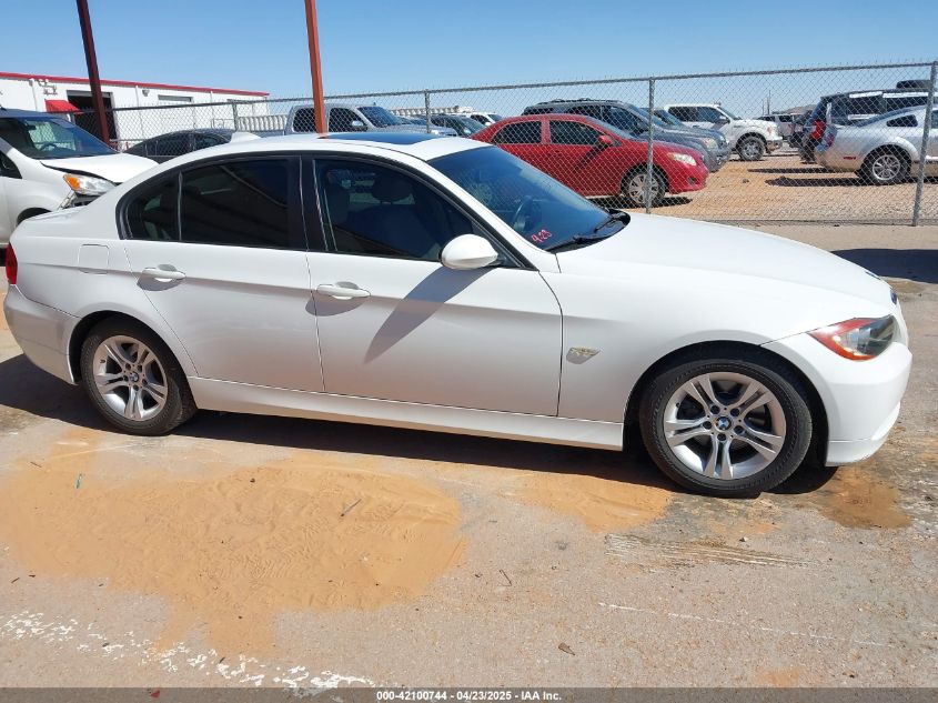 2008 BMW 328I VIN: WBAVC53538FZ88995 Lot: 42100744