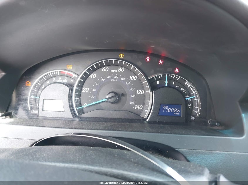 2012 TOYOTA CAMRY VIN: 4T1BF1FK5CU134906