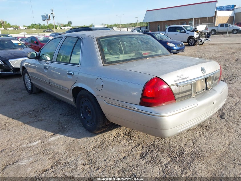 2008 MERCURY GRAND MARQUIS VIN: 2MEFM75V28X624437