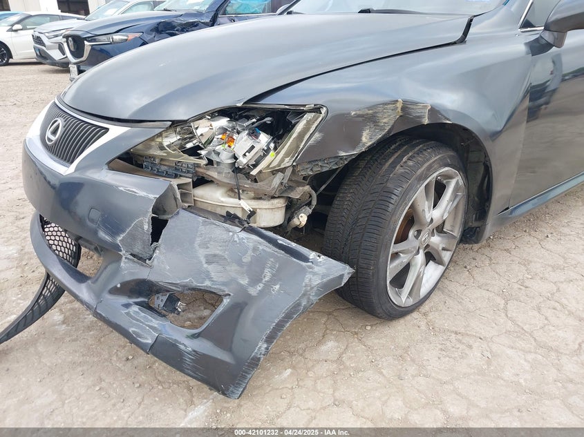 2010 LEXUS IS VIN: JTHBF5C24A5128391
