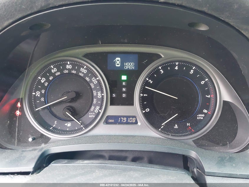 2010 LEXUS IS VIN: JTHBF5C24A5128391