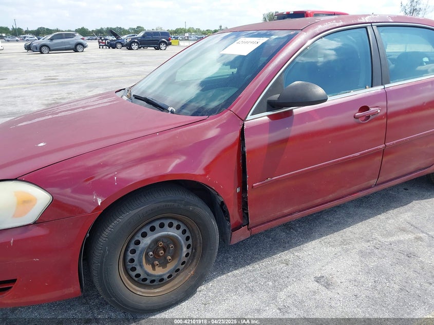 2007 CHEVROLET IMPALA VIN: 2G1WB58K279348737
