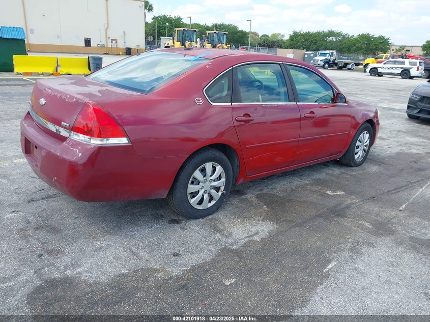 2007 CHEVROLET IMPALA VIN: 2G1WB58K279348737