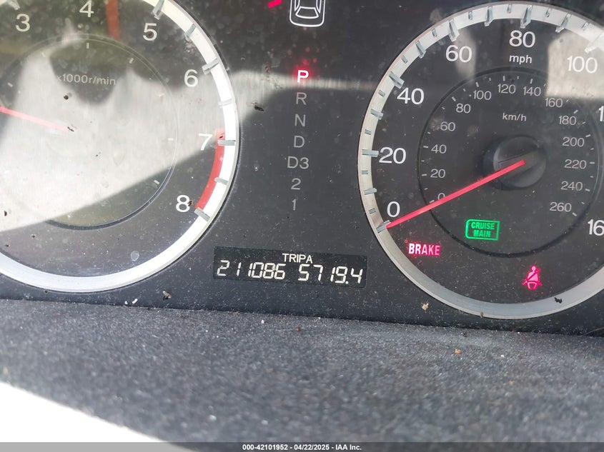 2009 HONDA ACCORD VIN: 1HGCP26359A147848
