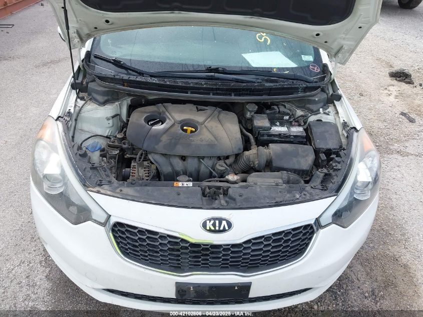 2016 Kia Forte Lx VIN: KNAFK4A6XG5597411 Lot: 42102806