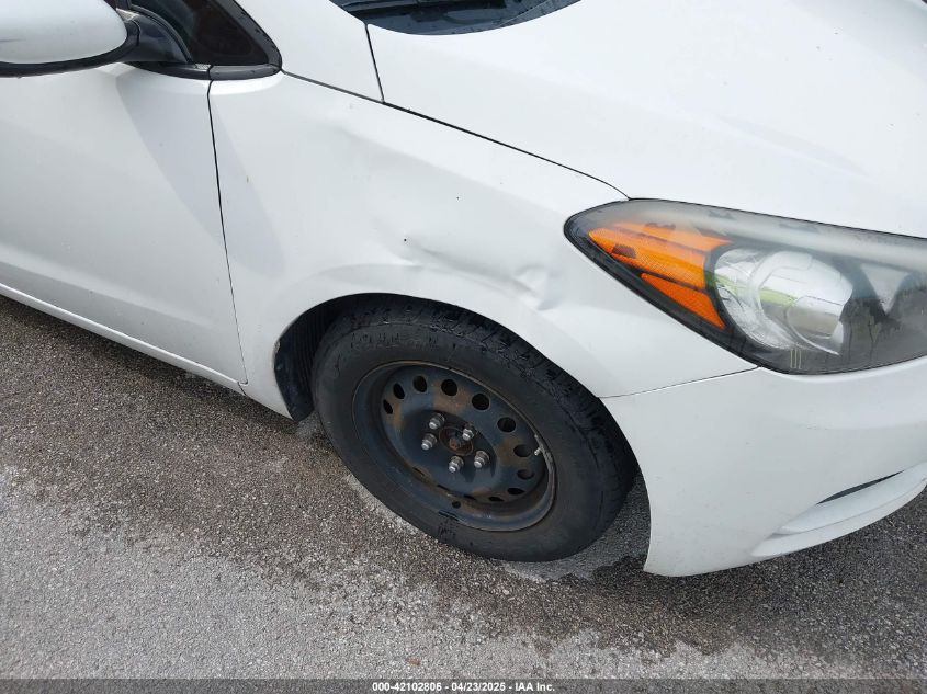 2016 Kia Forte Lx VIN: KNAFK4A6XG5597411 Lot: 42102806