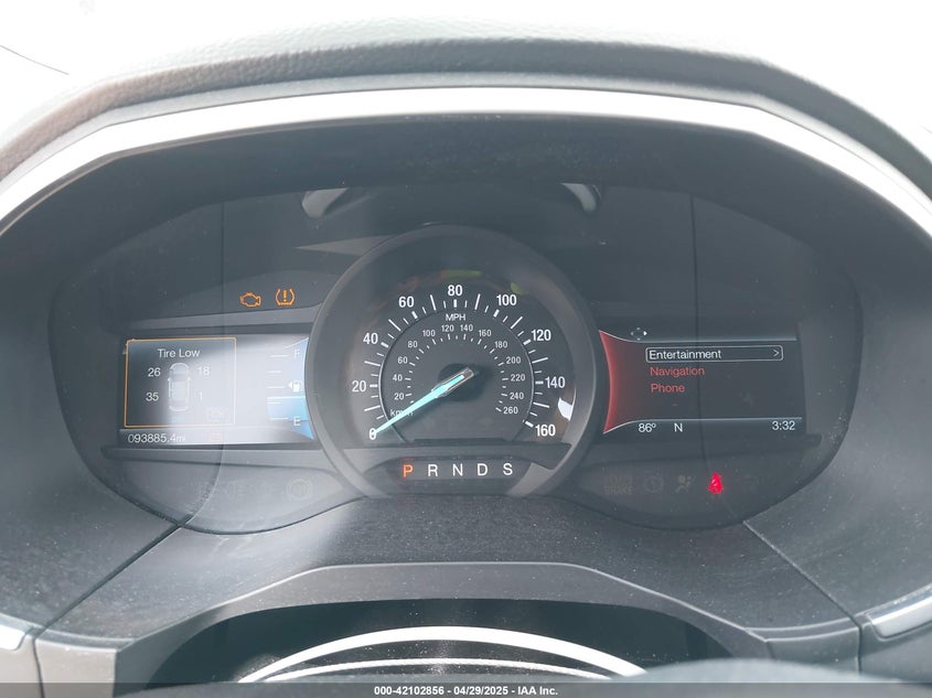 VIN 2FMPK3K99HBB19452 2017 FORD EDGE TITANIUM