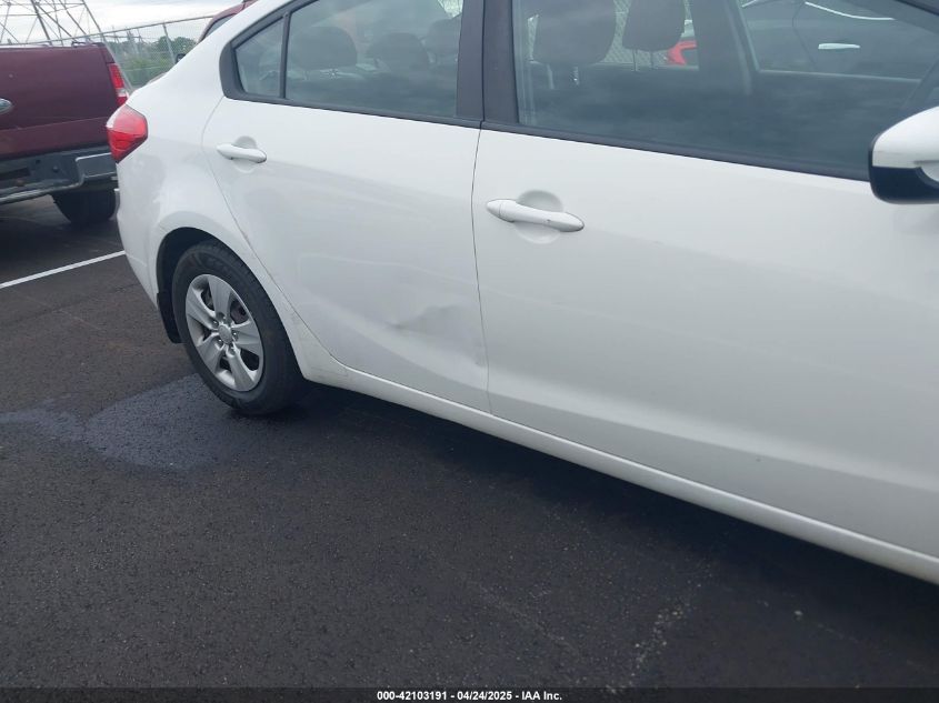 2016 Kia Forte Lx VIN: KNAFK4A60G5580813 Lot: 42103191