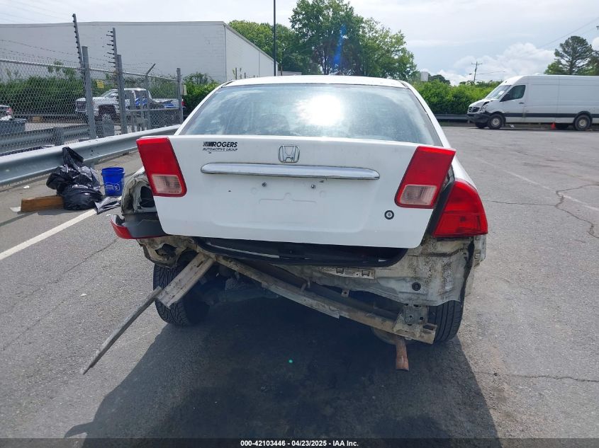 2001 Honda Civic Lx VIN: 1HGES16591L038059 Lot: 42103446