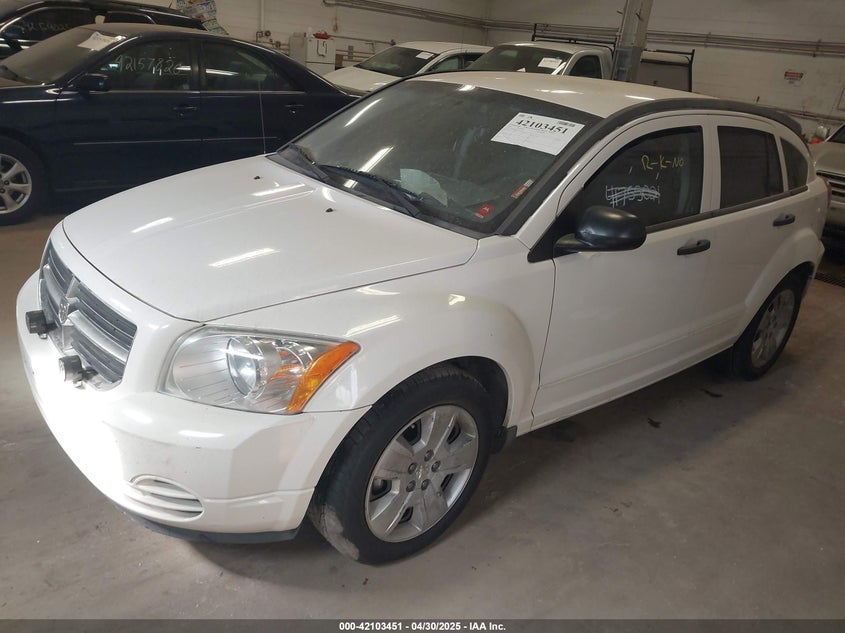 2007 DODGE CALIBER VIN: 1B3HB48B67D412339