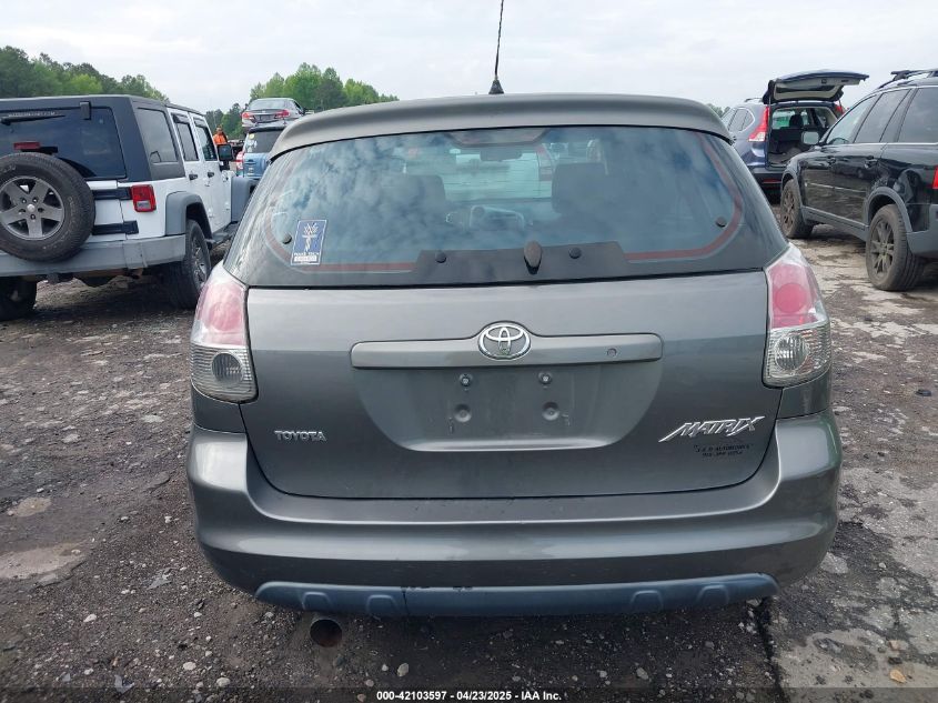 2008 Toyota Matrix VIN: 2T1KR32E98C693970 Lot: 42103597