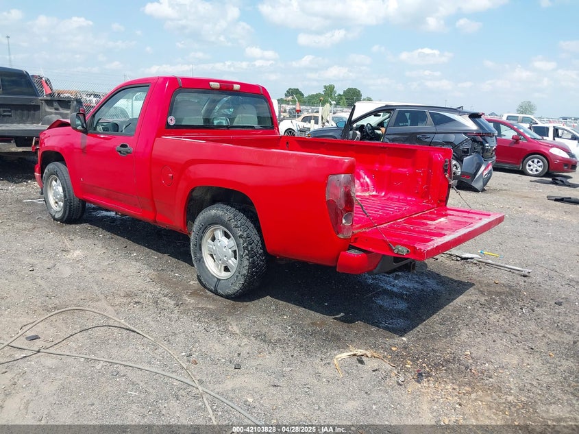 2007 CHEVROLET COLORADO VIN: 1GCCS149678136733